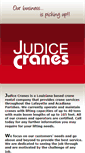 Mobile Screenshot of judicecranes.com